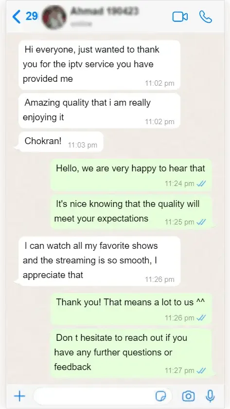 WhatsApp conversation between a subscriber and Pure IPTV support — screenshot 3 of 9